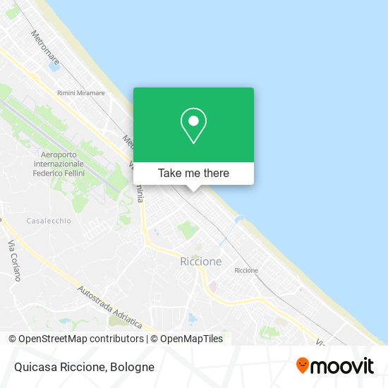 Quicasa Riccione map