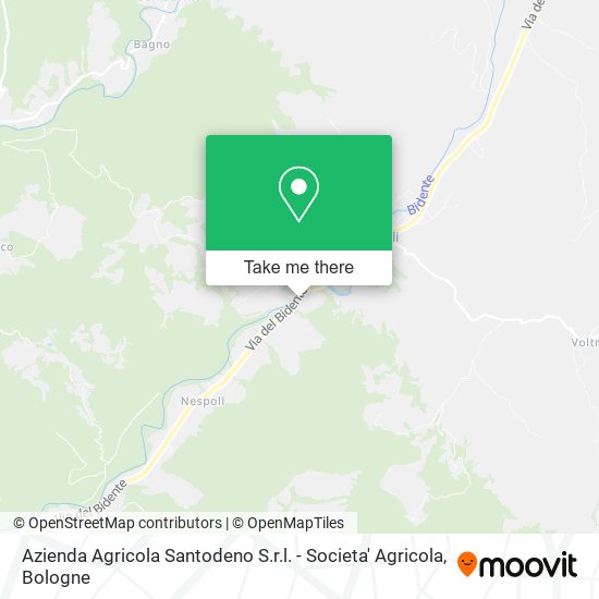 Azienda Agricola Santodeno S.r.l. - Societa' Agricola map