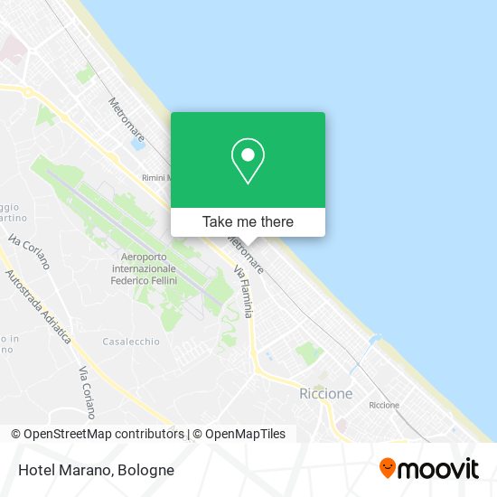 Hotel Marano map