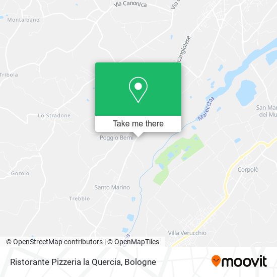 Ristorante Pizzeria la Quercia map