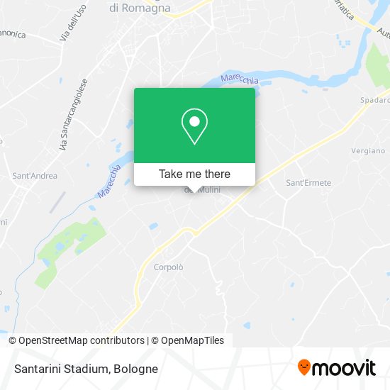 Santarini Stadium map