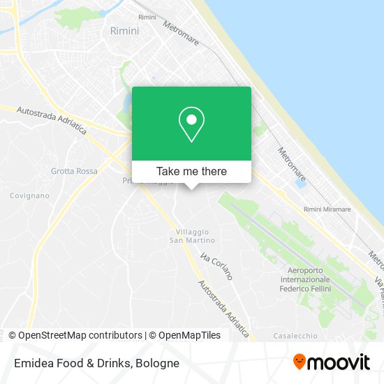 Emidea Food & Drinks map