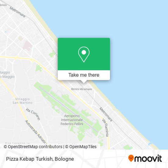 Pizza Kebap Turkish map