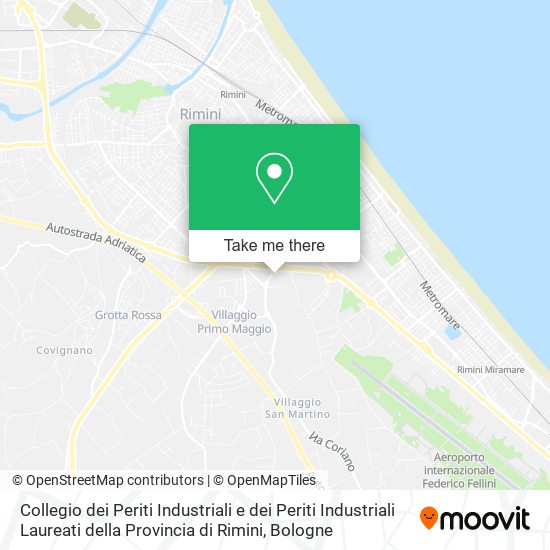 Collegio dei Periti Industriali e dei Periti Industriali Laureati della Provincia di Rimini map