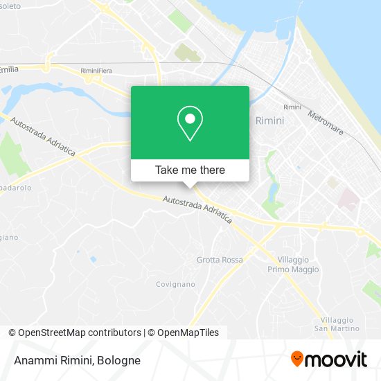 Anammi Rimini map