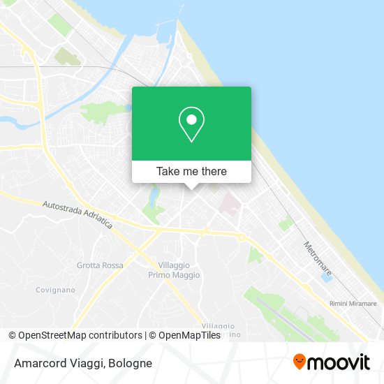 Amarcord Viaggi map