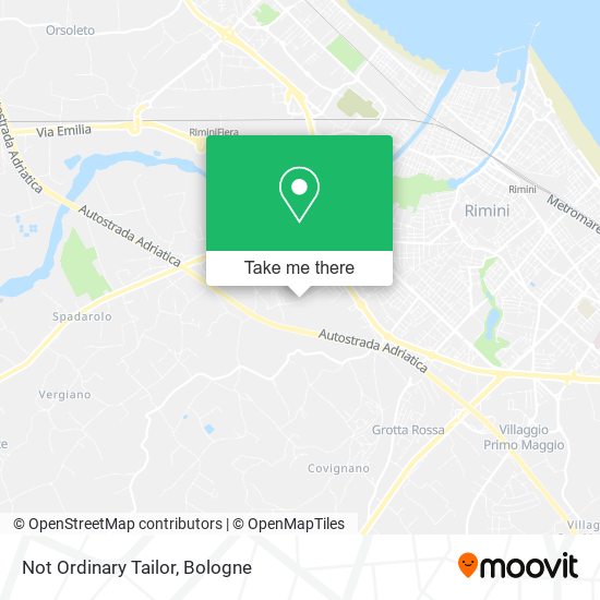 Not Ordinary Tailor map