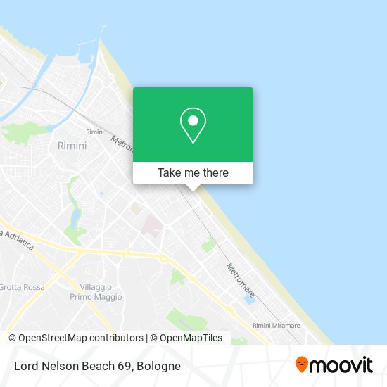 Lord Nelson Beach 69 map