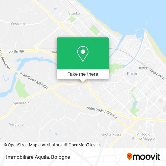 Immobiliare Aquila map