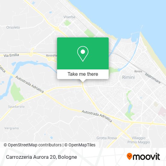 Carrozzeria Aurora 20 map