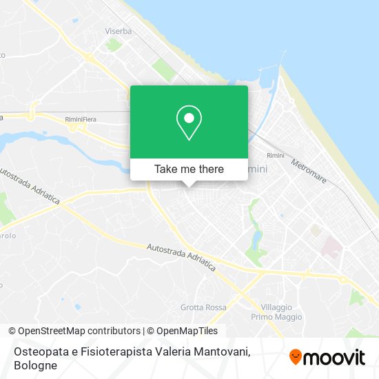 Osteopata e Fisioterapista Valeria Mantovani map