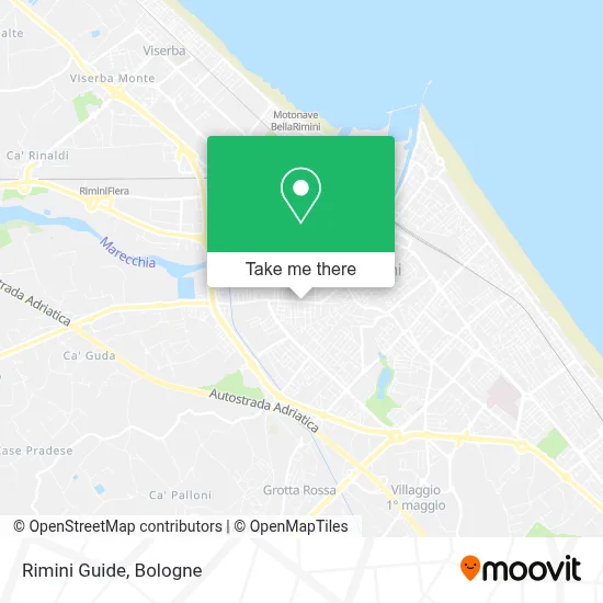 Rimini Guide map