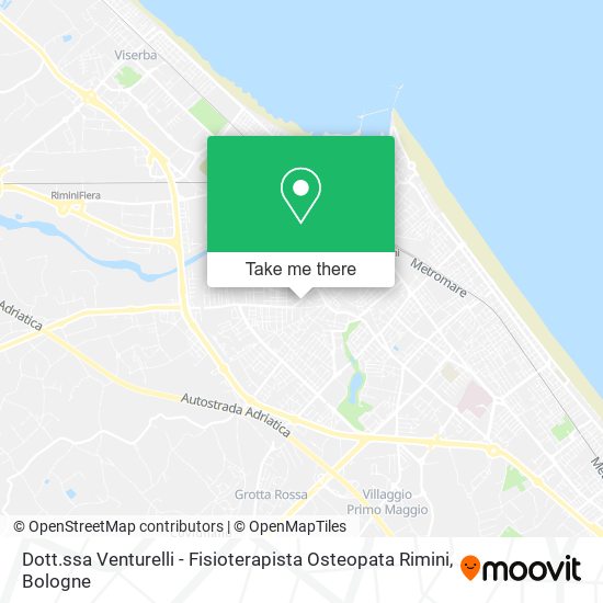 Dott.ssa Venturelli - Fisioterapista Osteopata Rimini map