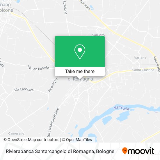 Rivierabanca Santarcangelo di Romagna map