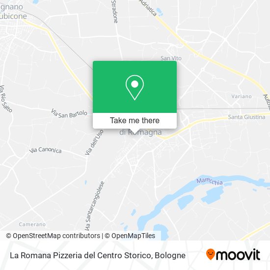 La Romana Pizzeria del Centro Storico map