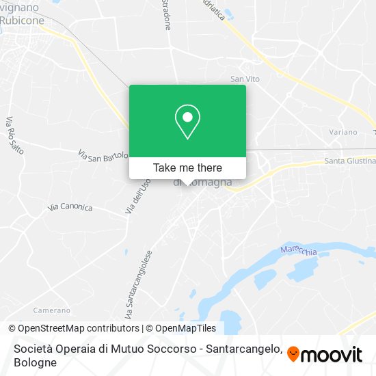 Società Operaia di Mutuo Soccorso - Santarcangelo map