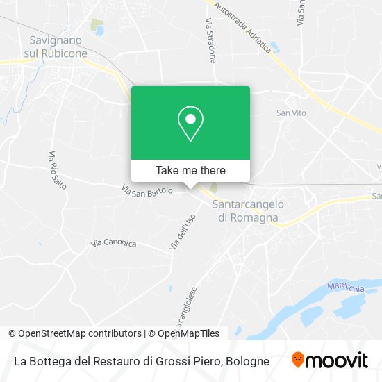 La Bottega del Restauro di Grossi Piero map
