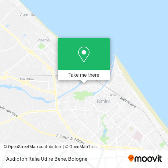 Audiofon Italia Udire Bene map