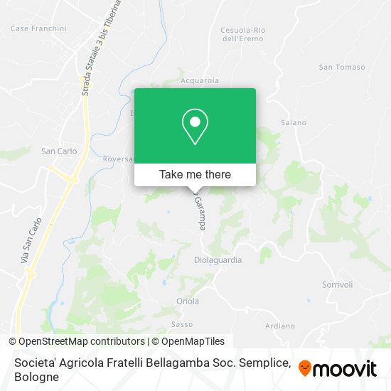 Societa' Agricola Fratelli Bellagamba Soc. Semplice map