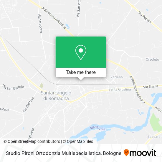 Studio Pironi Ortodonzia Multispecialistica map