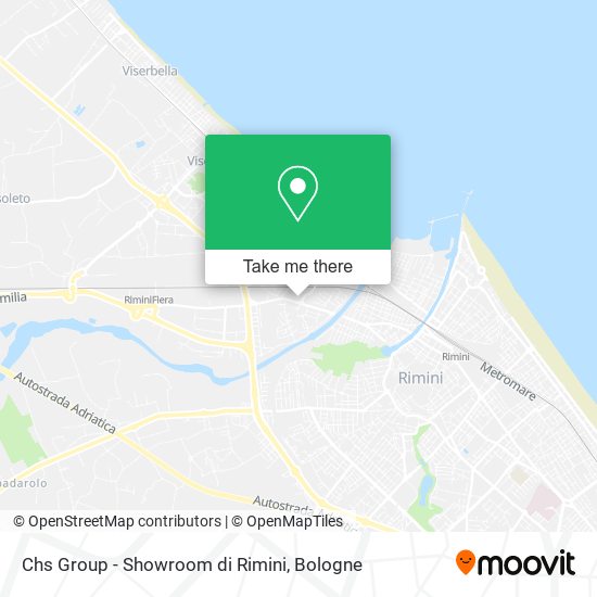 Chs Group - Showroom di Rimini map