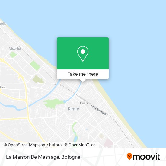 La Maison De Massage map