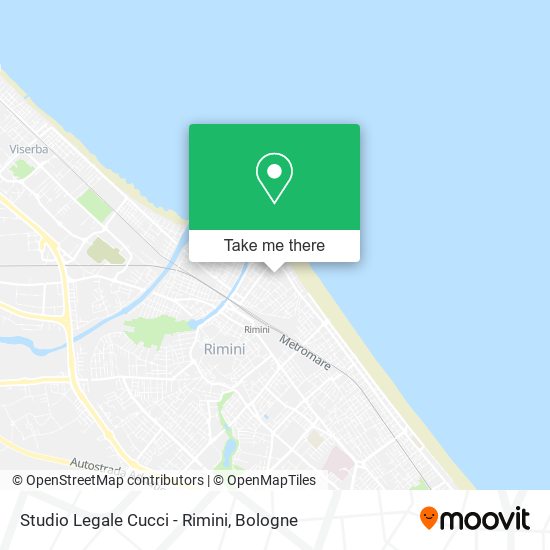 Studio Legale Cucci - Rimini map