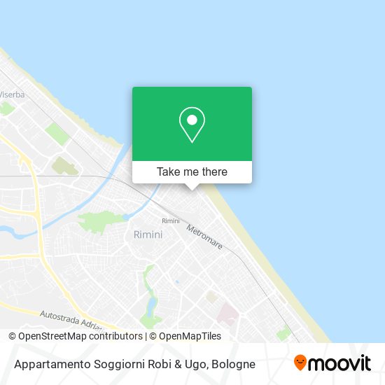 Appartamento Soggiorni Robi & Ugo map