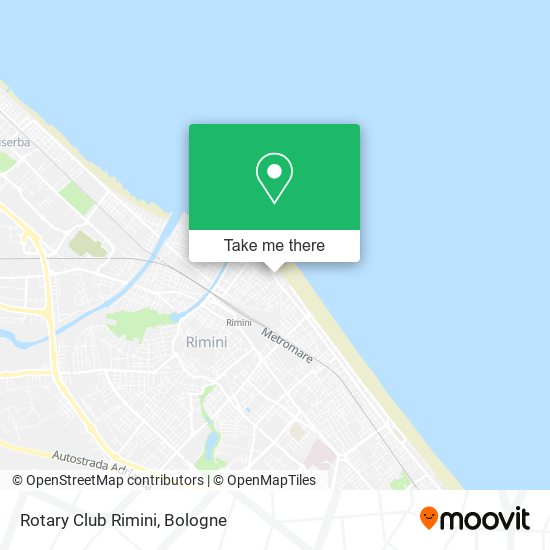 Rotary Club Rimini map