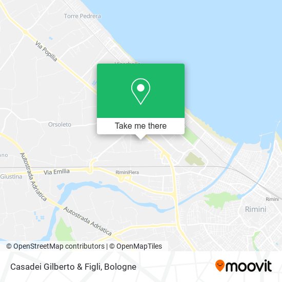 Casadei Gilberto & Figli map