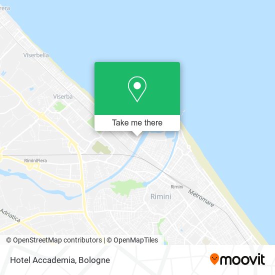 Hotel Accademia map