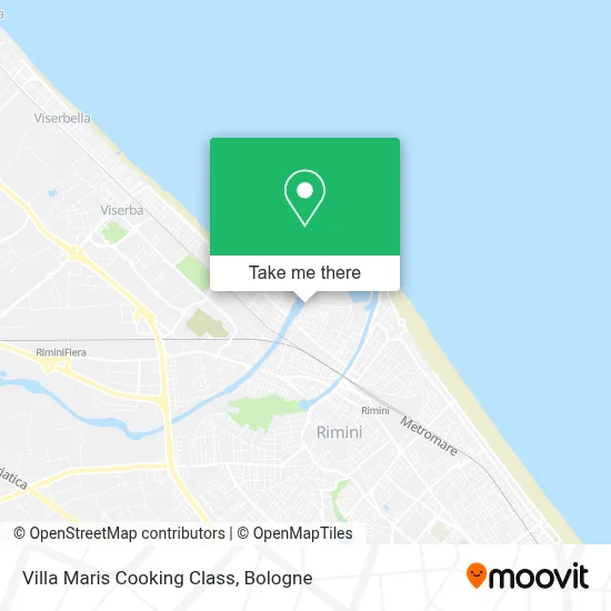 Villa Maris Cooking Class map
