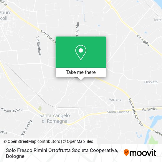 Solo Fresco Rimini Ortofrutta Societa Cooperativa map
