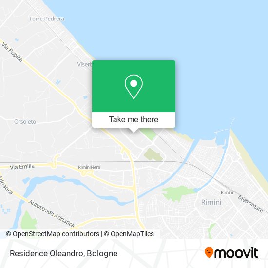 Residence Oleandro map