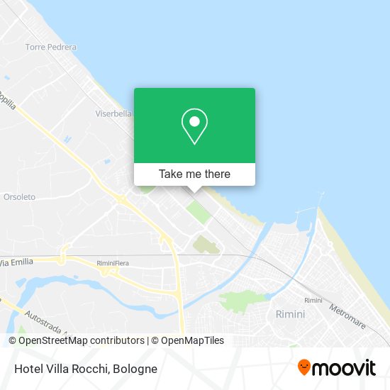 Hotel Villa Rocchi map