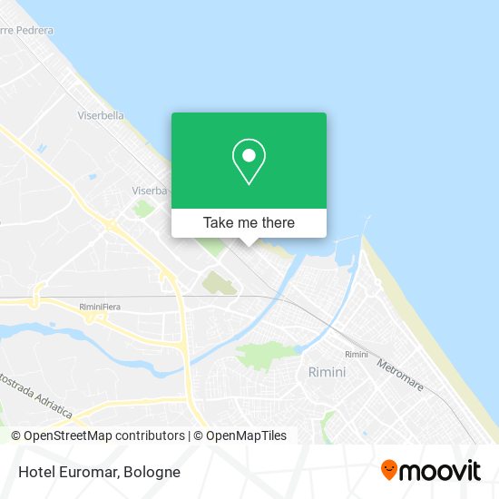 Hotel Euromar map