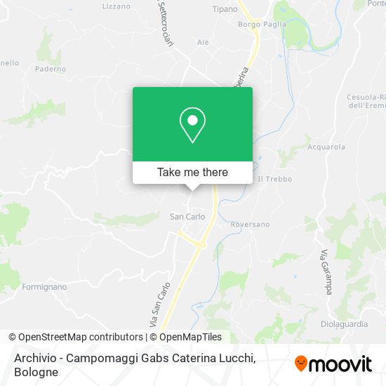 Archivio - Campomaggi Gabs Caterina Lucchi map