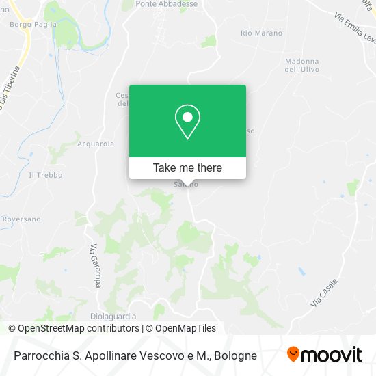 Parrocchia S. Apollinare Vescovo e M. map