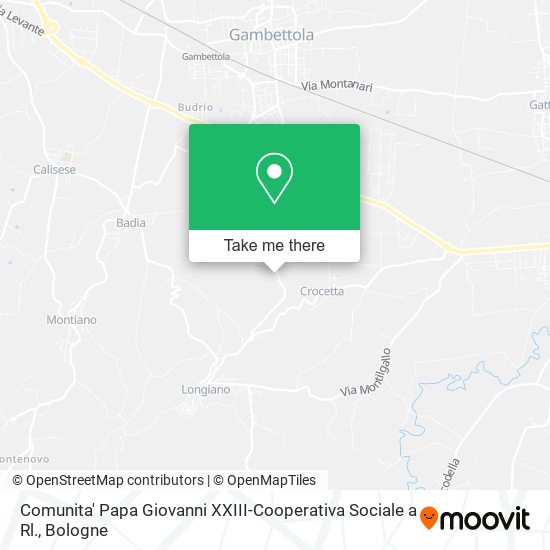 Comunita' Papa Giovanni XXIII-Cooperativa Sociale a Rl. map