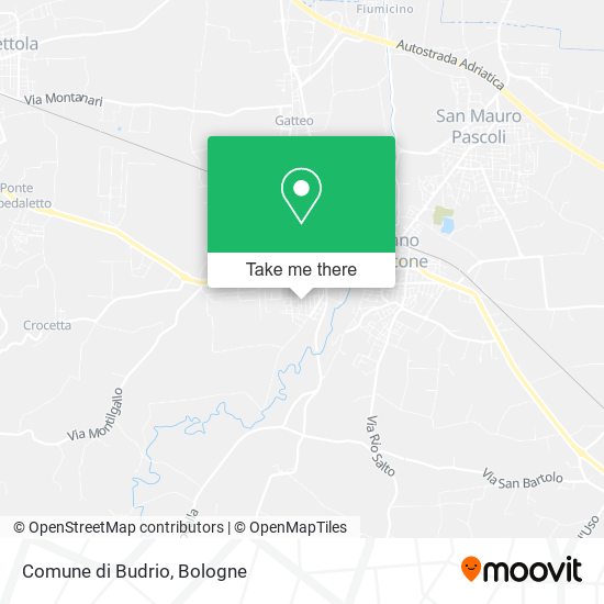 Comune di Budrio map