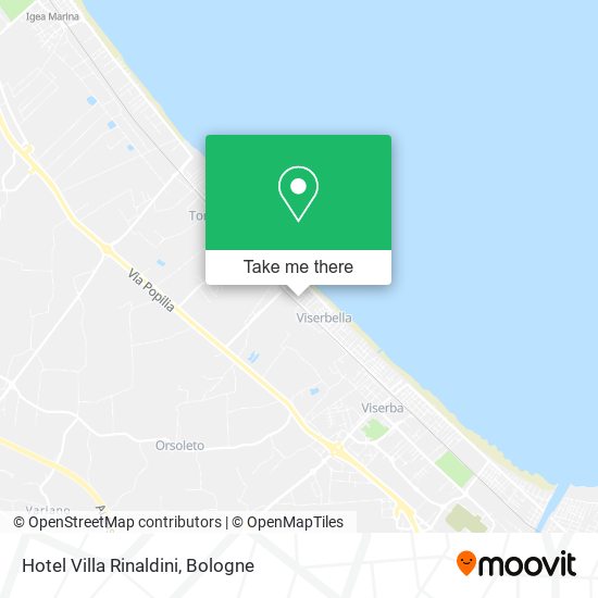 Hotel Villa Rinaldini map