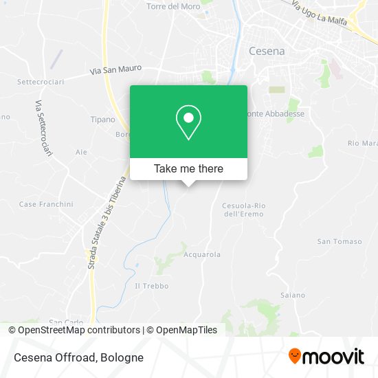 Cesena Offroad map