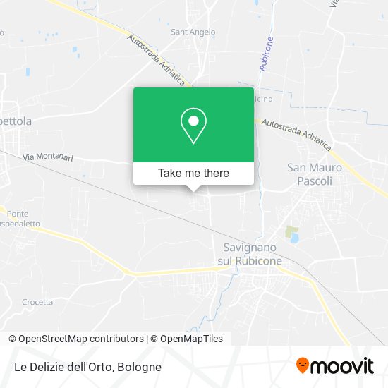 Le Delizie dell'Orto map