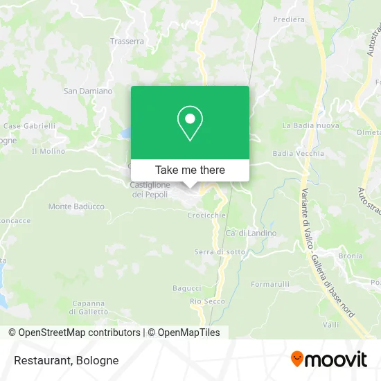 Restaurant map