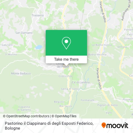 Pastorino il Ciappinaro di degli Esposti Federico map