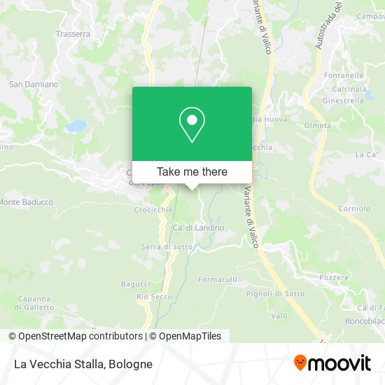 La Vecchia Stalla map