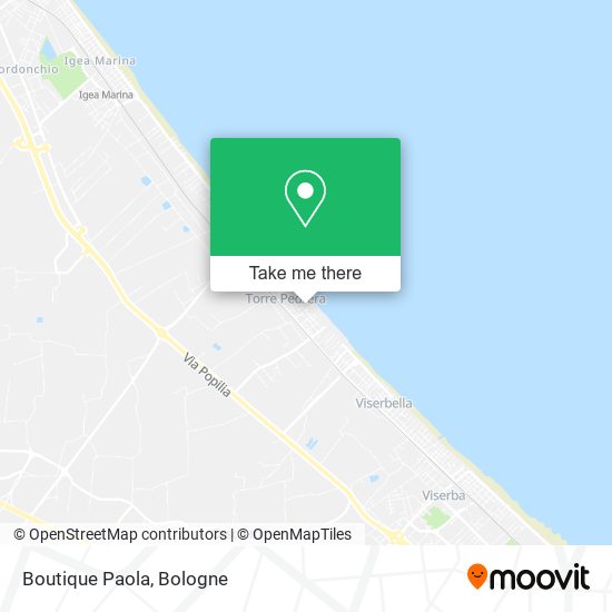 Boutique Paola map