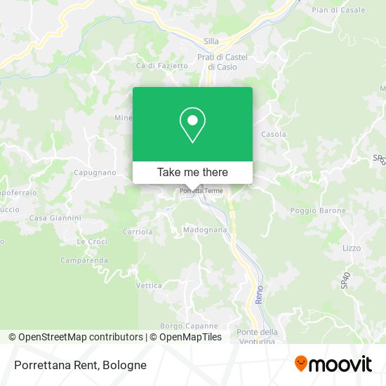 Porrettana Rent map