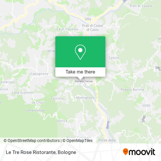 Le Tre Rose Ristorante map