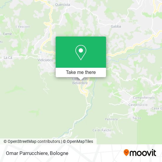 Omar Parrucchiere map